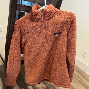 Burnt orange Patagonia quarter zip